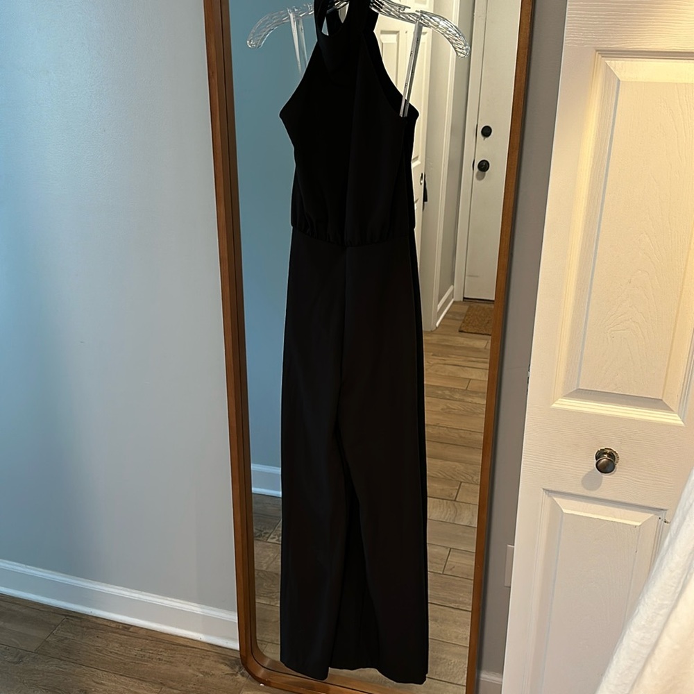 Lulu’s brand jumpsuit, black, halter, size small